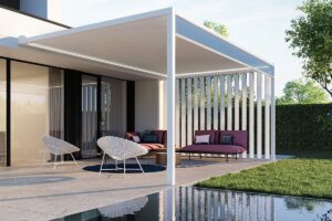 Duvar Tipi Bahçe Pergola