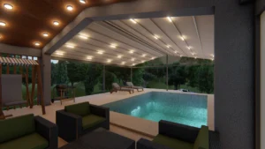 T Model Pergola Tente Sistemleri