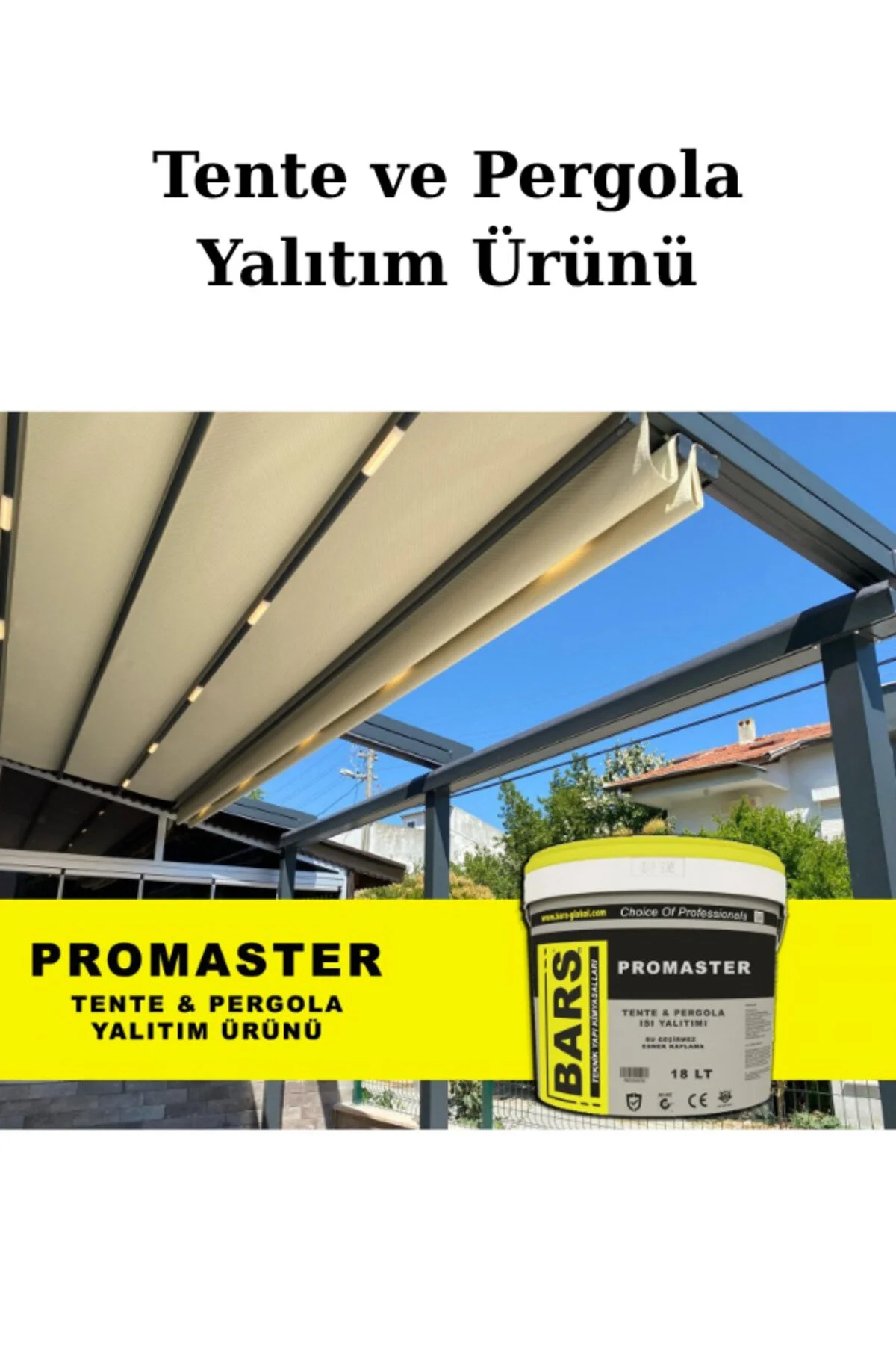FW-203 Pergola Tente Branda Termal Isı Yalıtım Boyası 18 LT.